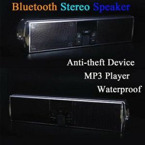    Motorcycle Speaker Audio Sound System Stereo Radio Speakers Bluetooth MP3/USB FM