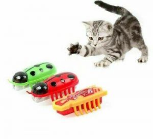    Pet Electronic Hexbug Toy Battery Powered Fast Moving Cat Playing Interactive