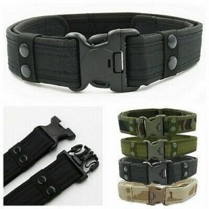 Outsideus outdoor&sport    Men Military Belt Tactical Army Hunting Outdoor Waistband Nylon Training Belt
