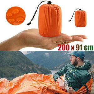    Emergency Sleeping Bag Thermal Waterproof For Outdoor Survival Camping Hiking US