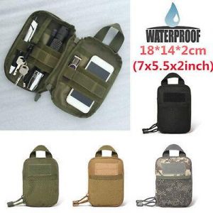    Outdoor Waterproof Tactical Waist Belt Pack Phone Case Pouch Bag Camping Hiking